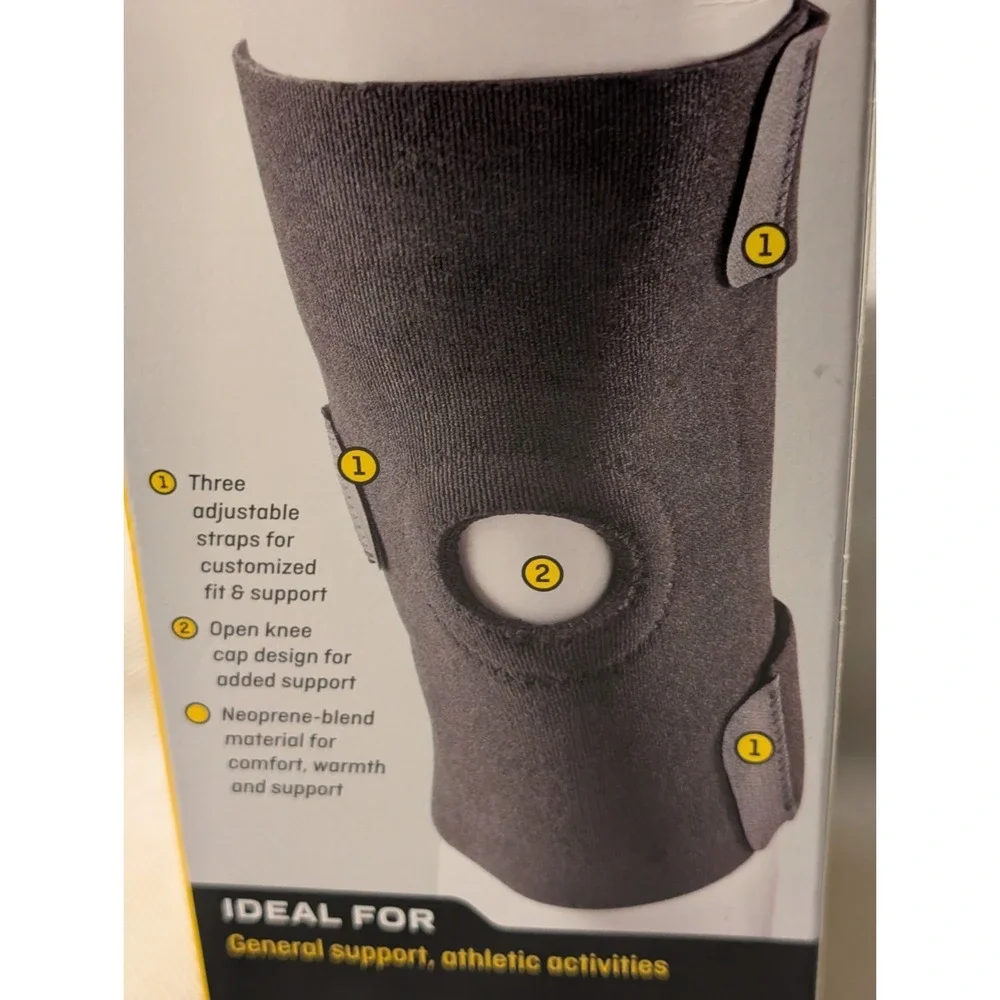 Futuro Knee Comfort Fit Support Adjustable Brace &Icy Hot Combo